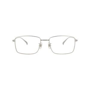 Dunhill Square-Frame Titanium Optical Frames Silver Mens